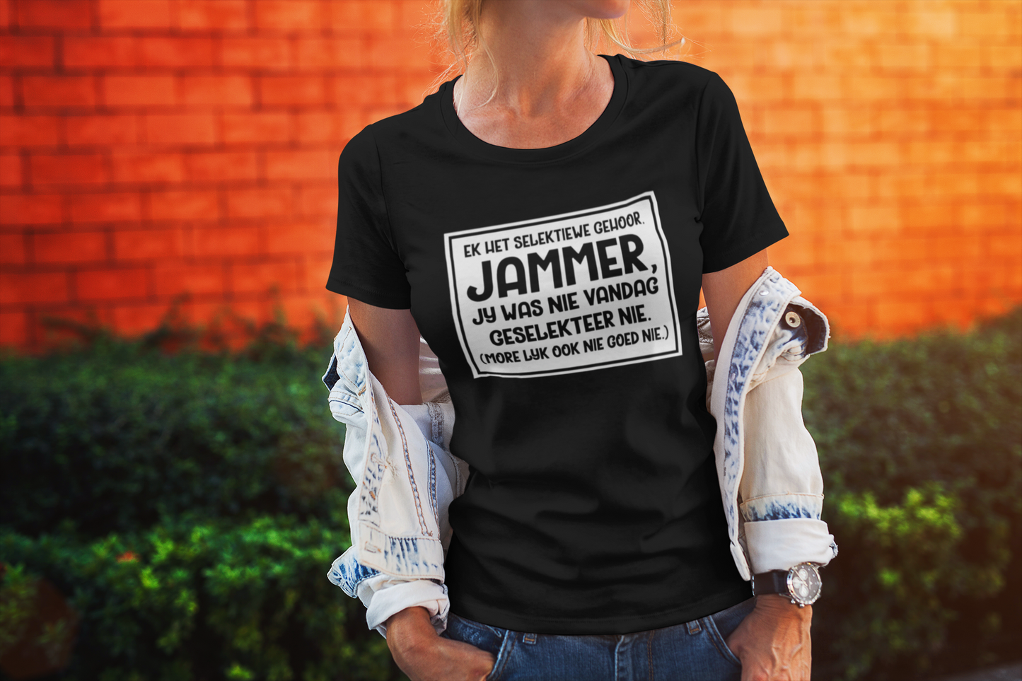 Duwweltjie® "Selektiewe gehoor" Women’s T-Shirt