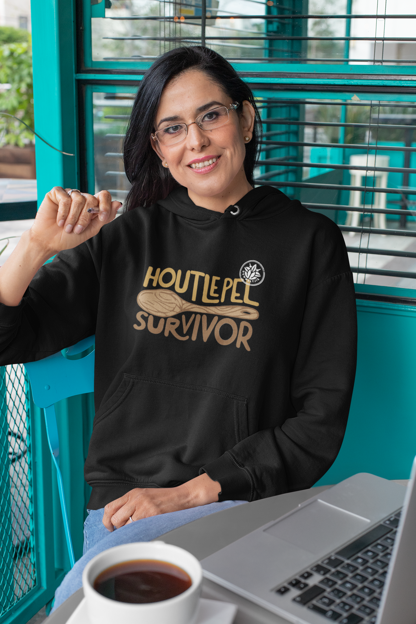 Duwweltjie® - "Houtlepel Survivor" Women's Hoodie