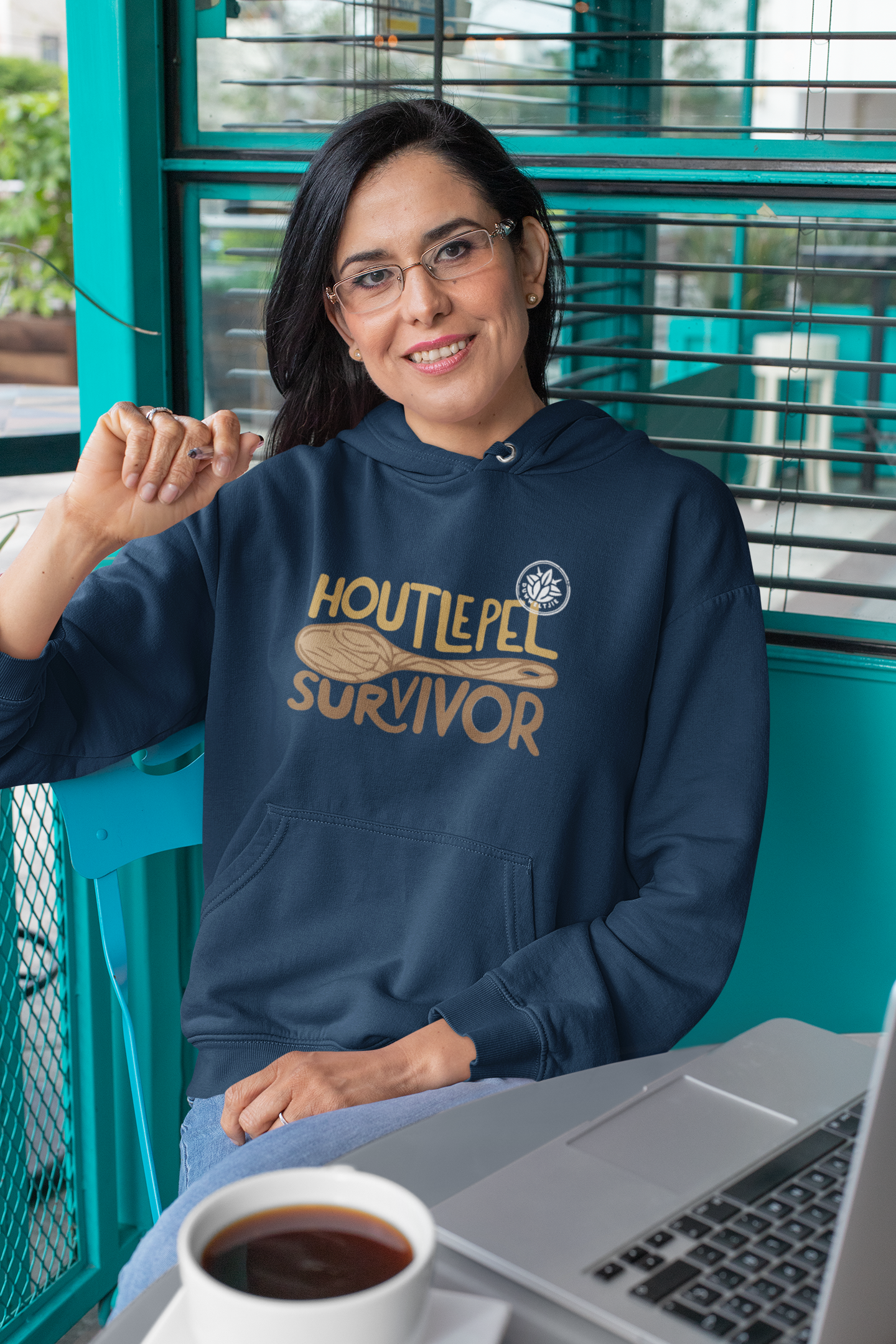 Duwweltjie® - "Houtlepel Survivor" Women's Hoodie