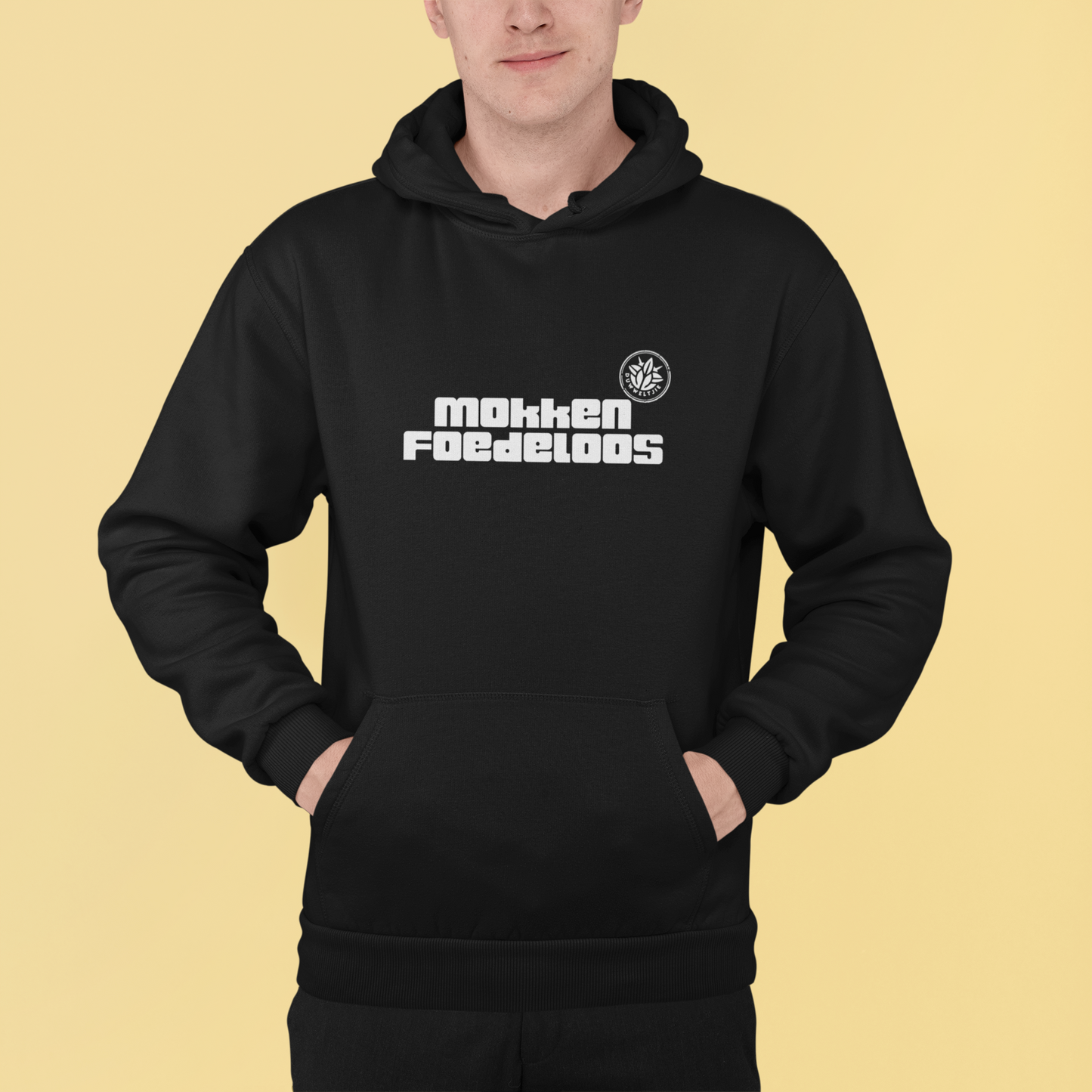 Duwweltjie® Mokken Foedeloos Unisex Hoodie