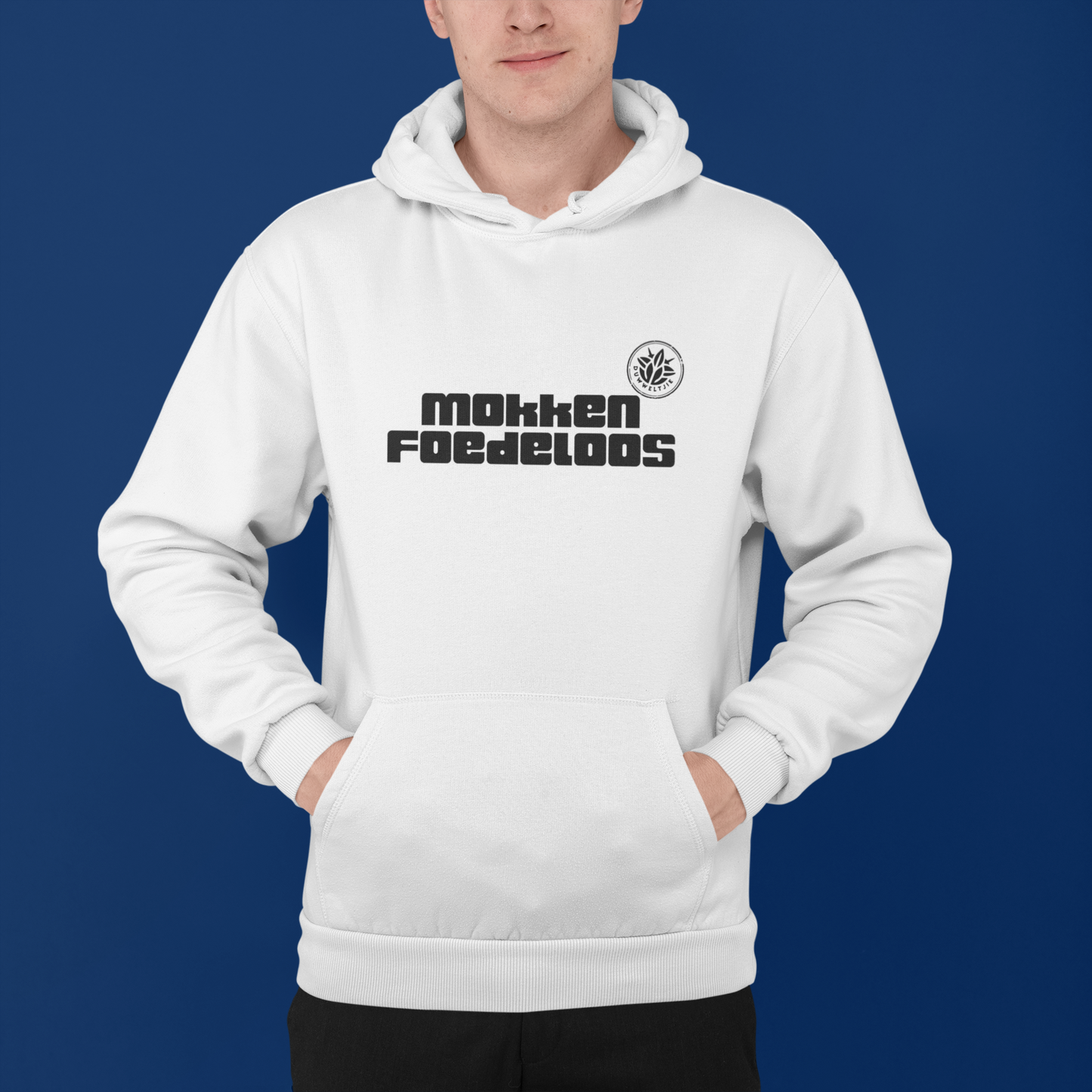 Duwweltjie® Mokken Foedeloos Unisex Hoodie