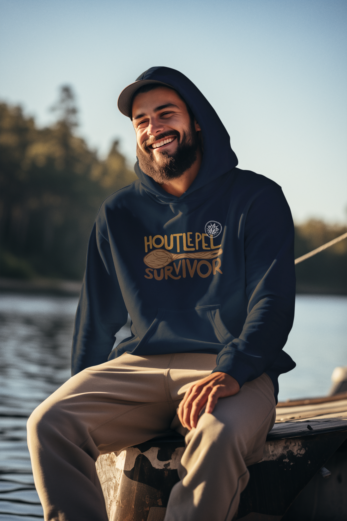 Duwweltjie® - "Houtlepel Survivor" Men's Hoodie