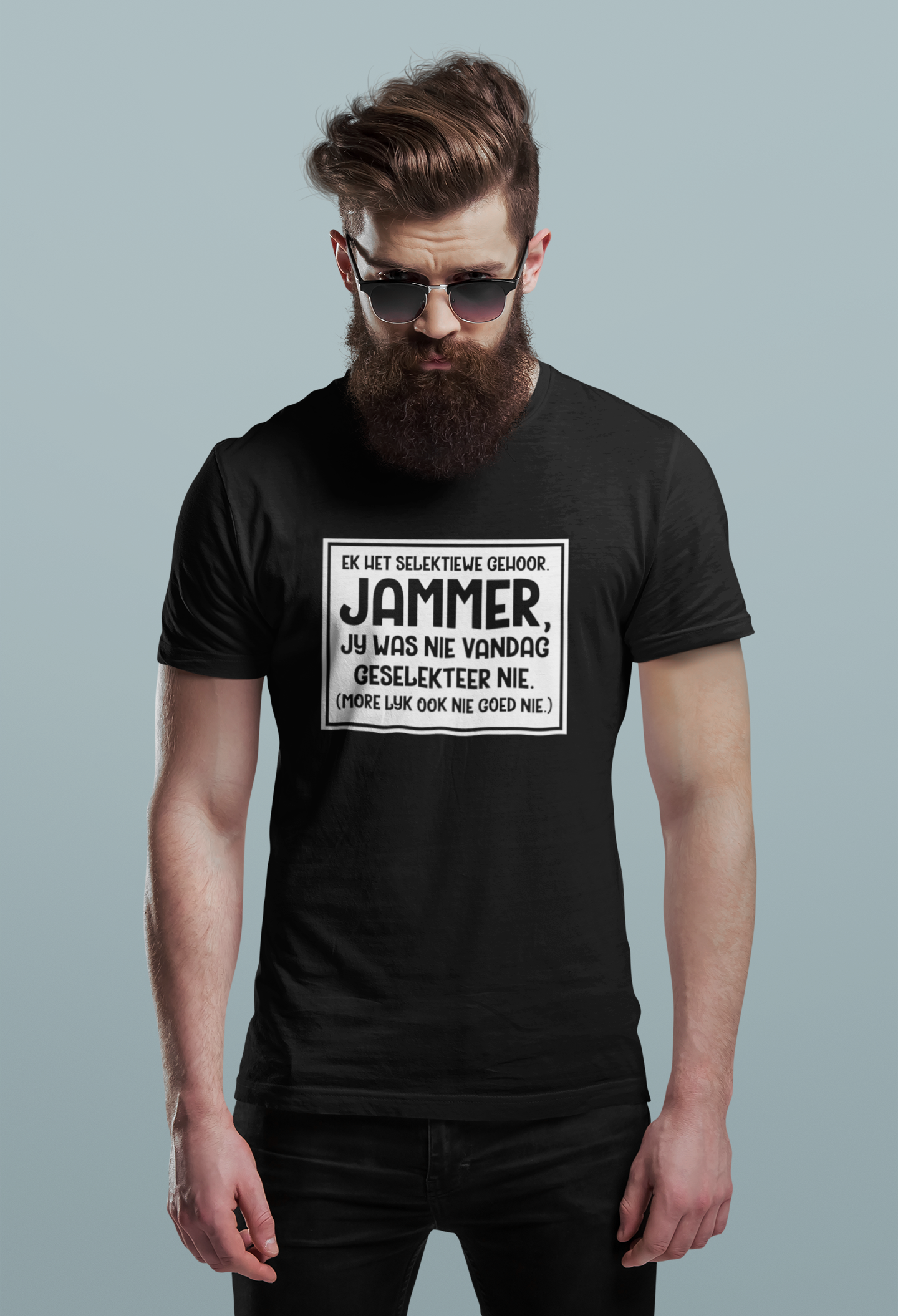 Duwweltjie® "Selektiewe gehoor" Men’s T-Shirt