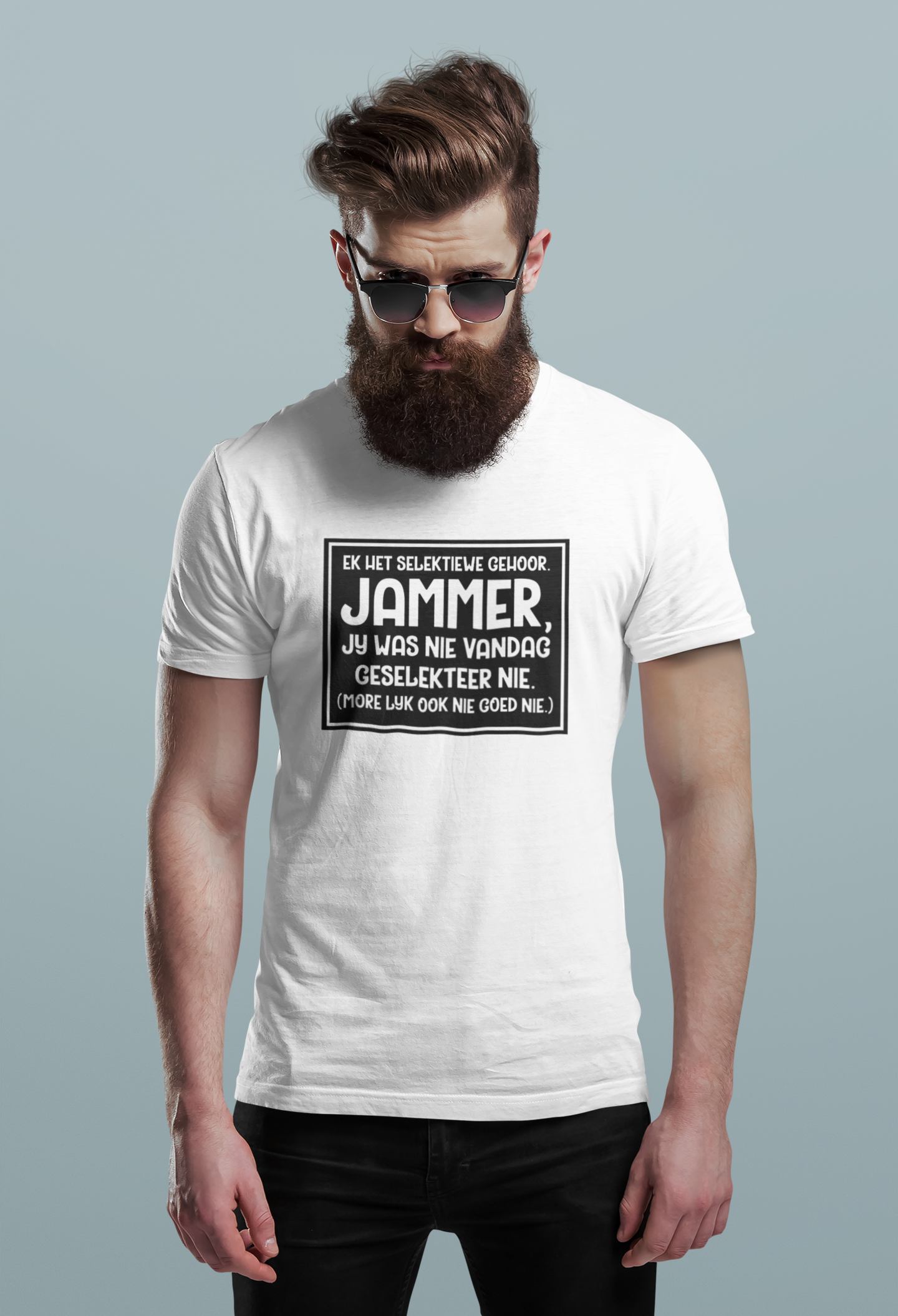 Duwweltjie® "Selektiewe gehoor" Men’s T-Shirt